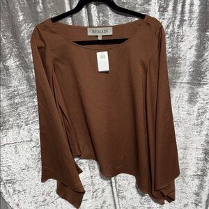 Remain Chic Brown Blouse